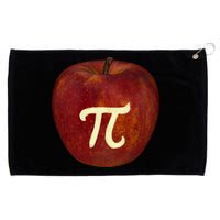 Funny Math Geek Apple Pie Pi Day Gift Grommeted Golf Towel