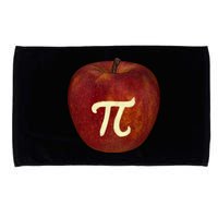 Funny Math Geek Apple Pie Pi Day Gift Microfiber Hand Towel
