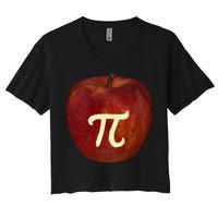 Funny Math Geek Apple Pie Pi Day Gift Crop Top