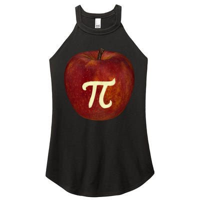Funny Math Geek Apple Pie Pi Day Gift Women's Perfect Tri Rocker Tank