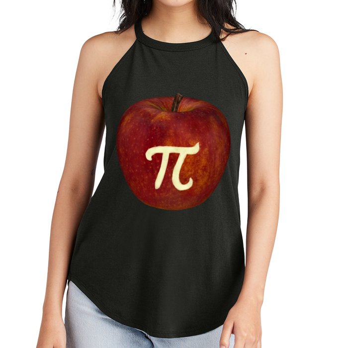 Funny Math Geek Apple Pie Pi Day Gift Women's Perfect Tri Rocker Tank
