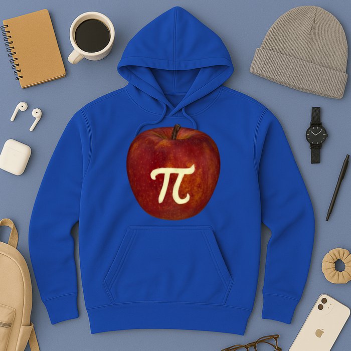 Funny Math Geek Apple Pie Pi Day Gift Hoodie