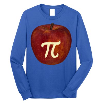 Funny Math Geek Apple Pie Pi Day Gift Long Sleeve Shirt