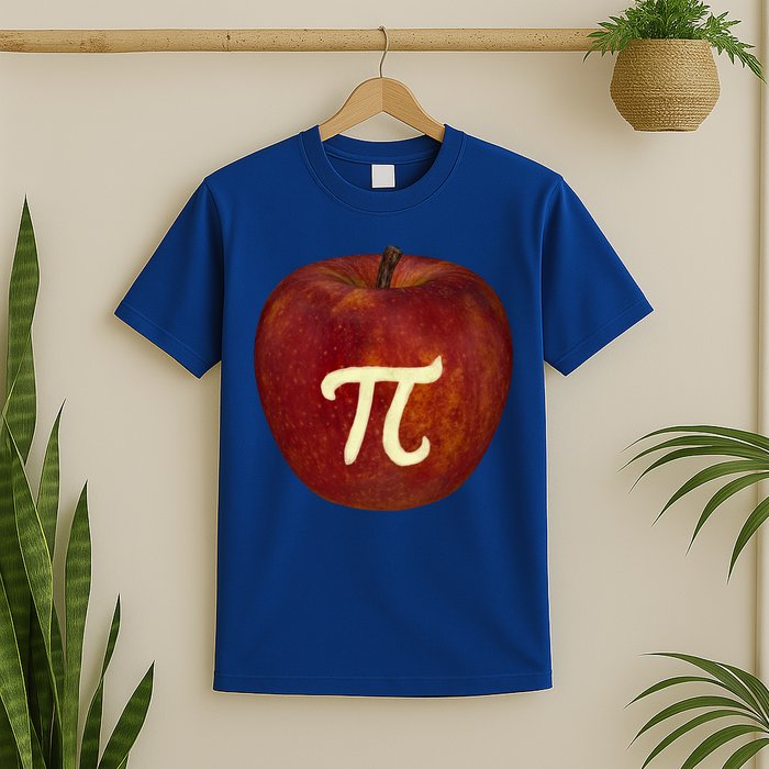 Funny Math Geek Apple Pie Pi Day Gift T-Shirt