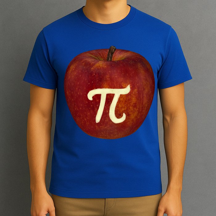 Funny Math Geek Apple Pie Pi Day Gift T-Shirt