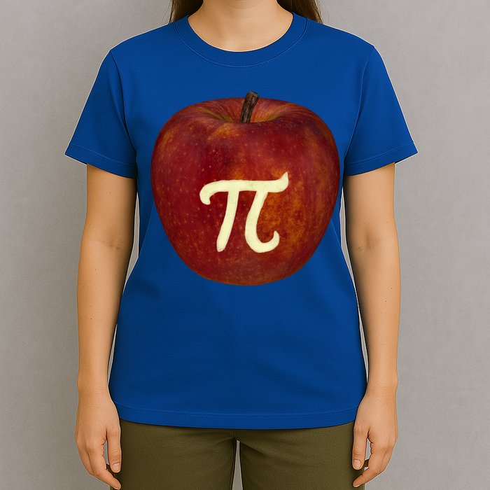 Funny Math Geek Apple Pie Pi Day Gift T-Shirt