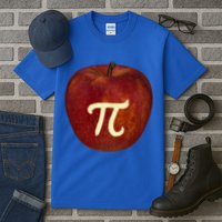 Funny Math Geek Apple Pie Pi Day Gift Tall T-Shirt