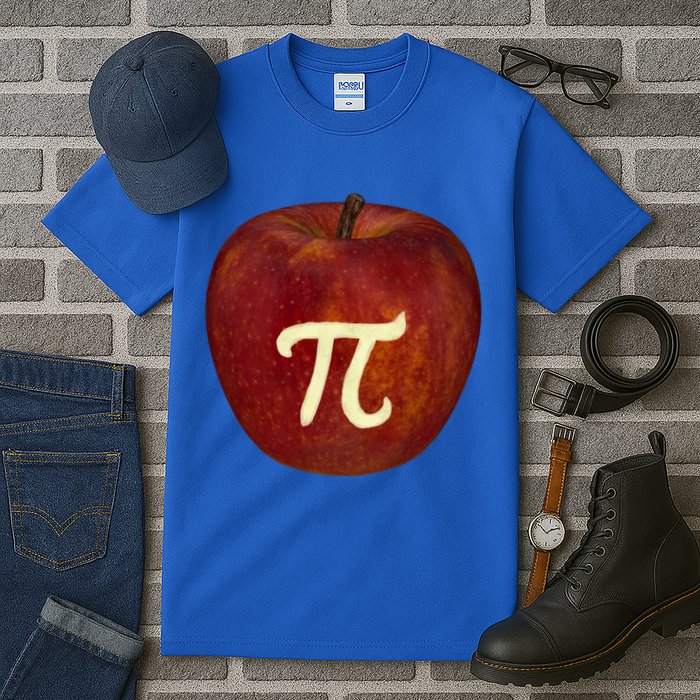 Funny Math Geek Apple Pie Pi Day Gift Tall T-Shirt