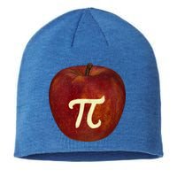 Funny Math Geek Apple Pie Pi Day Gift Sustainable Beanie
