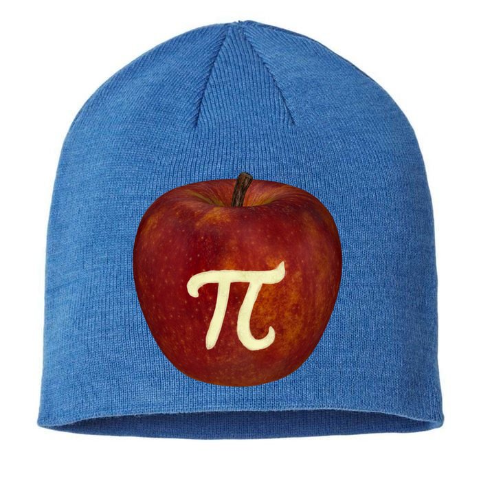 Funny Math Geek Apple Pie Pi Day Gift Sustainable Beanie