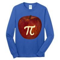 Funny Math Geek Apple Pie Pi Day Gift Tall Long Sleeve T-Shirt