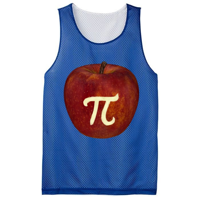 Funny Math Geek Apple Pie Pi Day Gift Mesh Reversible Basketball Jersey Tank