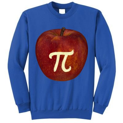 Funny Math Geek Apple Pie Pi Day Gift Tall Sweatshirt