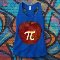 Funny Math Geek Apple Pie Pi Day Gift Womens Tank Top