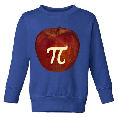 Funny Math Geek Apple Pie Pi Day Gift Toddler Sweatshirt