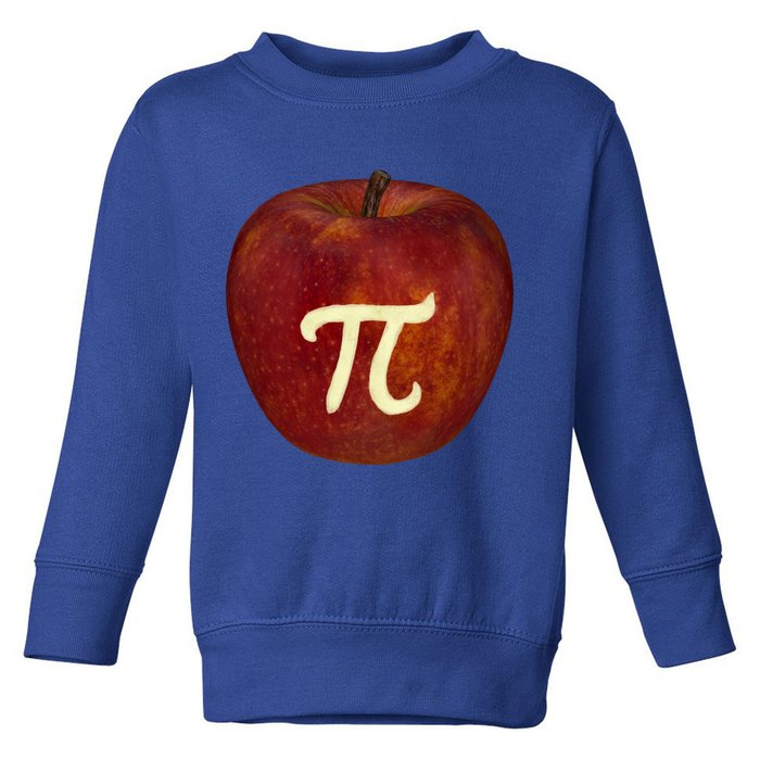 Funny Math Geek Apple Pie Pi Day Gift Toddler Sweatshirt