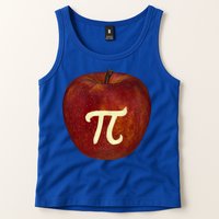 Funny Math Geek Apple Pie Pi Day Gift Tank Top