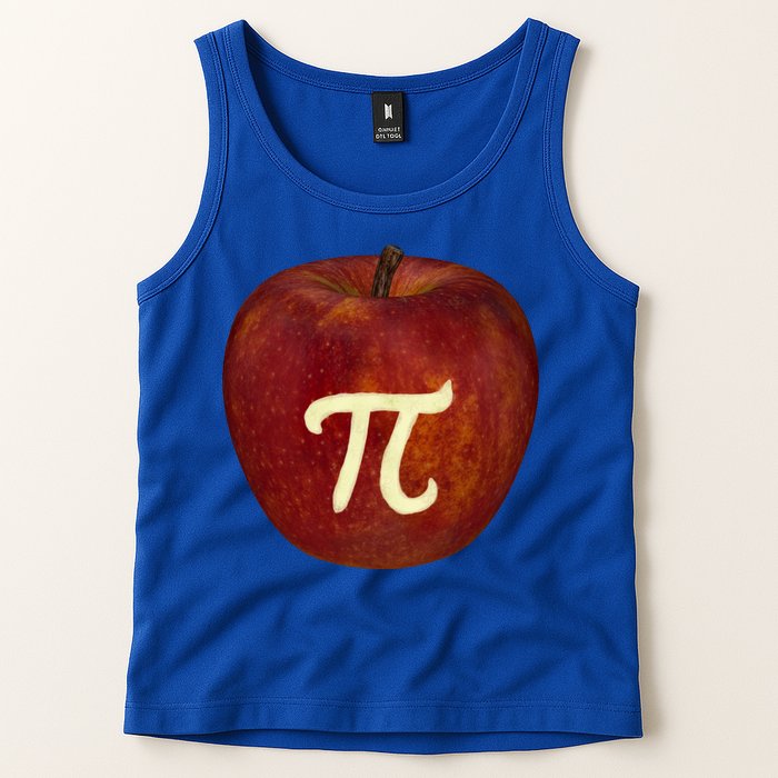 Funny Math Geek Apple Pie Pi Day Gift Tank Top
