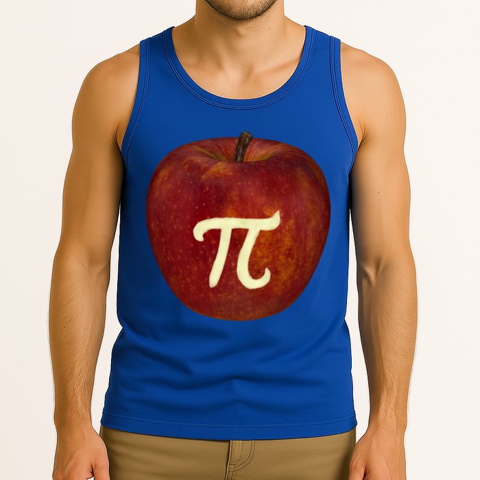 Funny Math Geek Apple Pie Pi Day Gift Tank Top