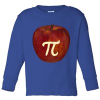 Funny Math Geek Apple Pie Pi Day Gift Toddler Long Sleeve Shirt