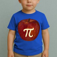 Funny Math Geek Apple Pie Pi Day Gift Toddler T-Shirt