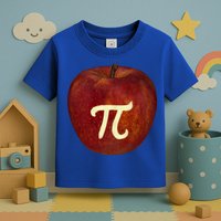 Funny Math Geek Apple Pie Pi Day Gift Toddler T-Shirt