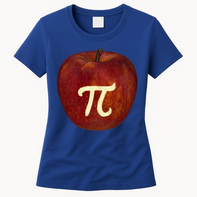 Funny Math Geek Apple Pie Pi Day Gift Womens T-Shirt