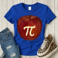 Funny Math Geek Apple Pie Pi Day Gift Womens T-Shirt
