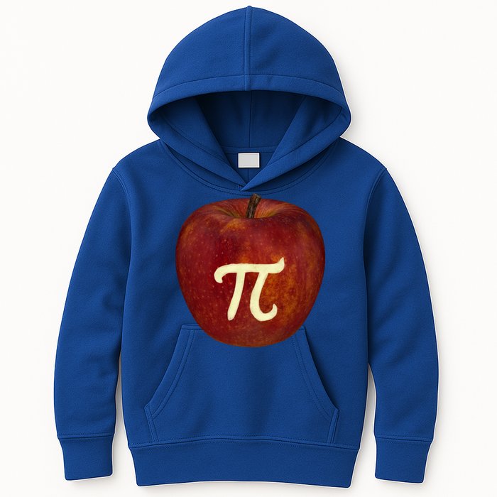 Funny Math Geek Apple Pie Pi Day Gift Kids Hoodie