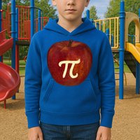 Funny Math Geek Apple Pie Pi Day Gift Kids Hoodie