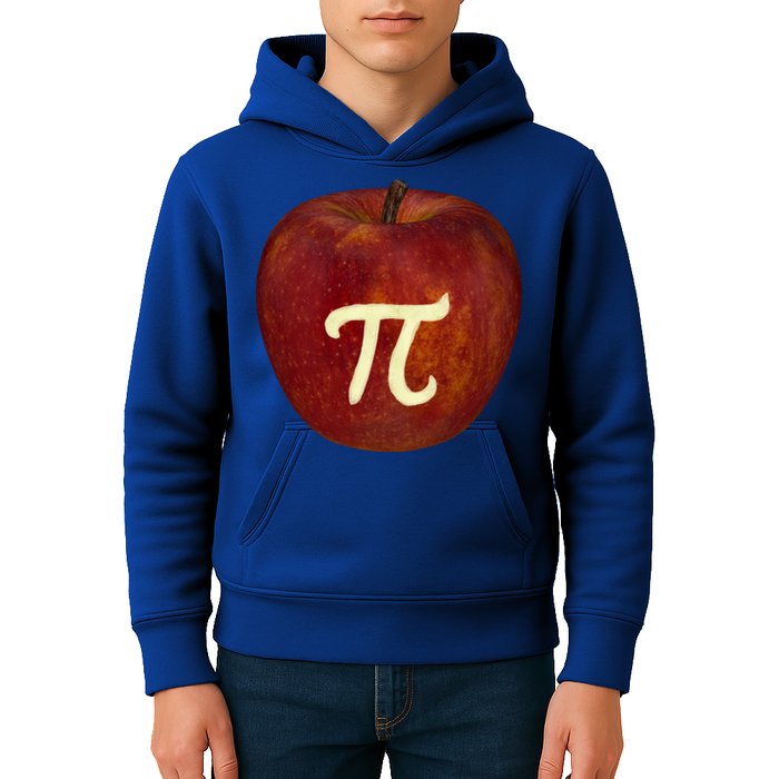Funny Math Geek Apple Pie Pi Day Gift Kids Hoodie