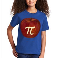 Funny Math Geek Apple Pie Pi Day Gift Kids T-Shirt