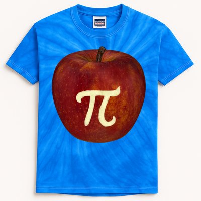Funny Math Geek Apple Pie Pi Day Gift Kids Tie-Dye T-Shirt