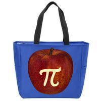 Funny Math Geek Apple Pie Pi Day Gift Zip Tote Bag