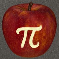 Funny Math Geek Apple Pie Pi Day Gift Cotton Canvas Backpack