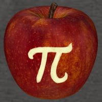 Funny Math Geek Apple Pie Pi Day Gift Vector Backpack