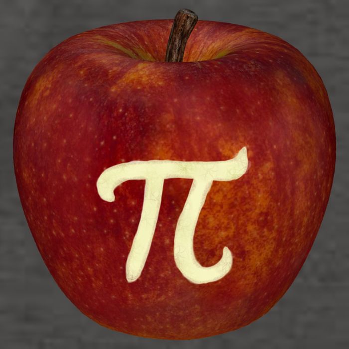 Funny Math Geek Apple Pie Pi Day Gift Vector Backpack