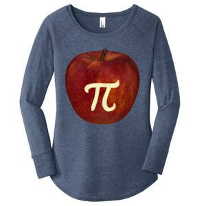 Funny Math Geek Apple Pie Pi Day Gift Women's Perfect Tri Tunic Long Sleeve Shirt