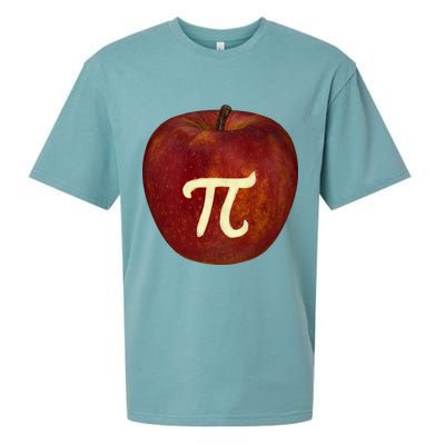 Funny Math Geek Apple Pie Pi Day Gift Sueded Cloud Jersey T-Shirt