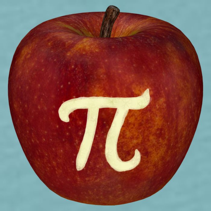 Funny Math Geek Apple Pie Pi Day Gift Sueded Cloud Jersey T-Shirt