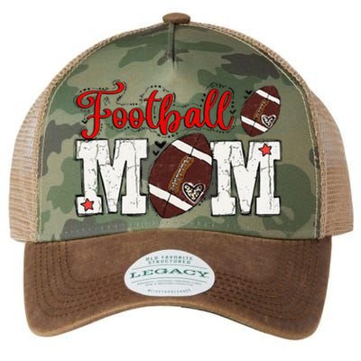 Football Mom Gift Legacy Tie Dye Trucker Hat