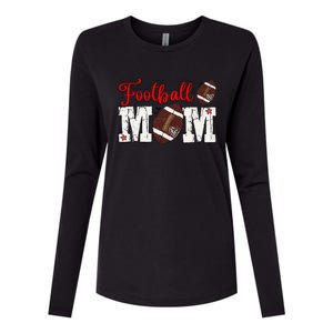 Football Mom Gift Womens Cotton Relaxed Long Sleeve T-Shirt