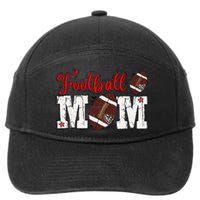 Football Mom Gift 7-Panel Snapback Hat