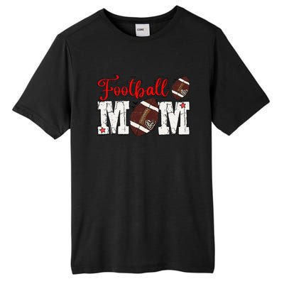 Football Mom Gift Tall Fusion ChromaSoft Performance T-Shirt