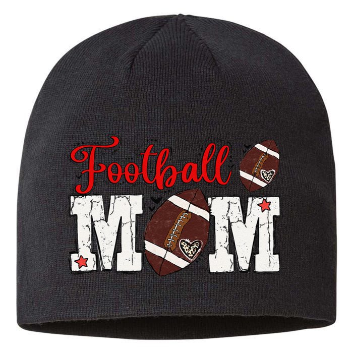 Football Mom Gift Sustainable Beanie