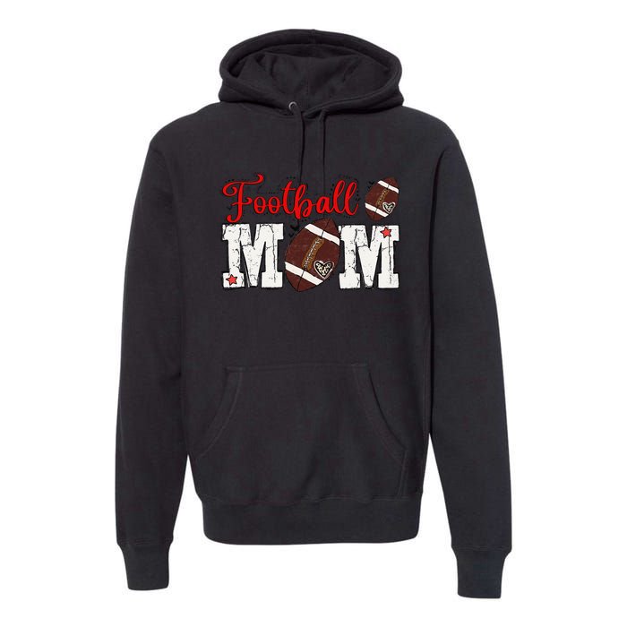 Football Mom Gift Premium Hoodie