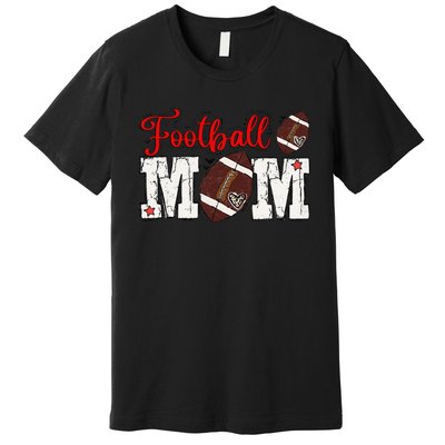 Football Mom Gift Premium T-Shirt