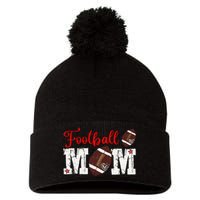 Football Mom Gift Pom Pom 12in Knit Beanie