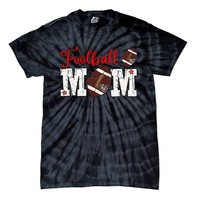 Football Mom Gift Tie-Dye T-Shirt