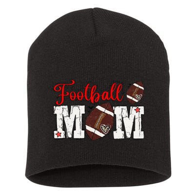 Football Mom Gift Short Acrylic Beanie